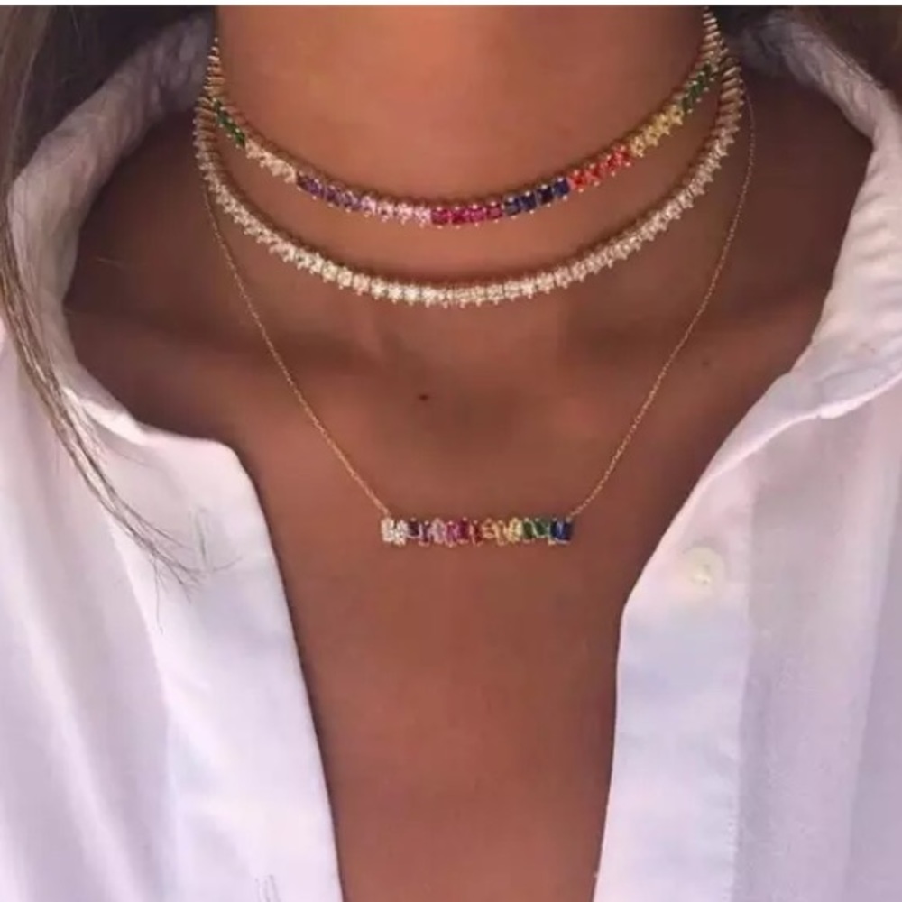 Rainbow Gold Necklace